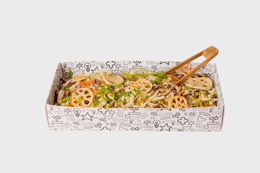 Crisp Rainbow Slaw Salad 