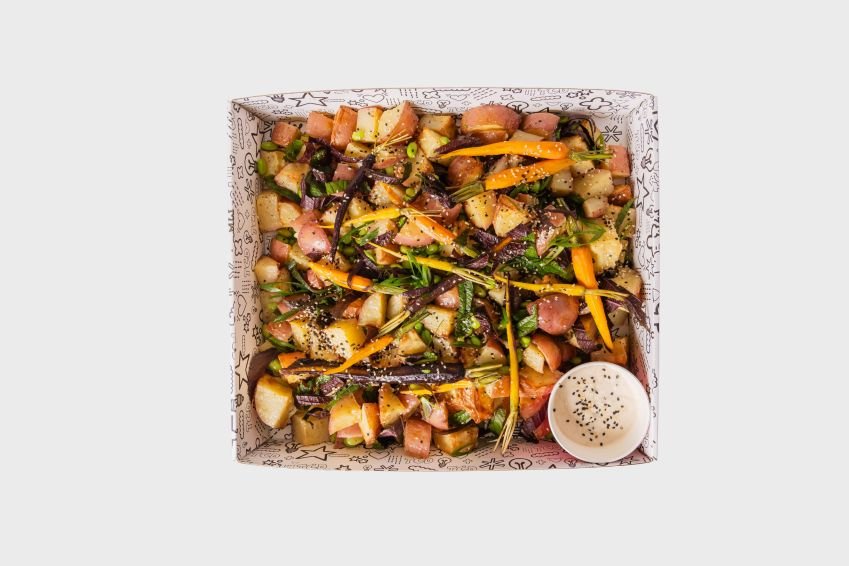 Rustic Japanese Potato Salad 