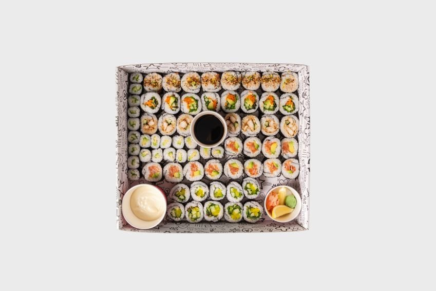 Nagoya Sushi Box - Large (64 pcs)