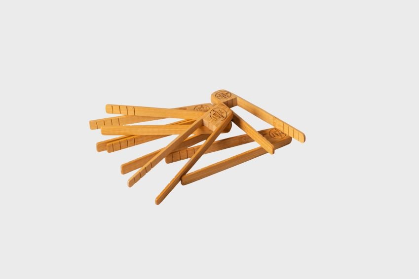 Bamboo Serving Tongs