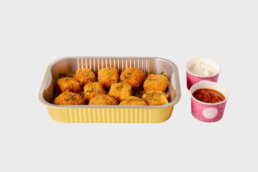Signature Crumbed Pasta Fritters 