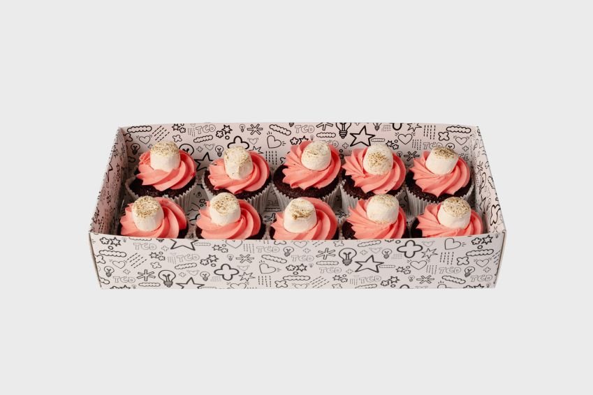 Midnight Fudge & Torched Marshmallow Cake Box