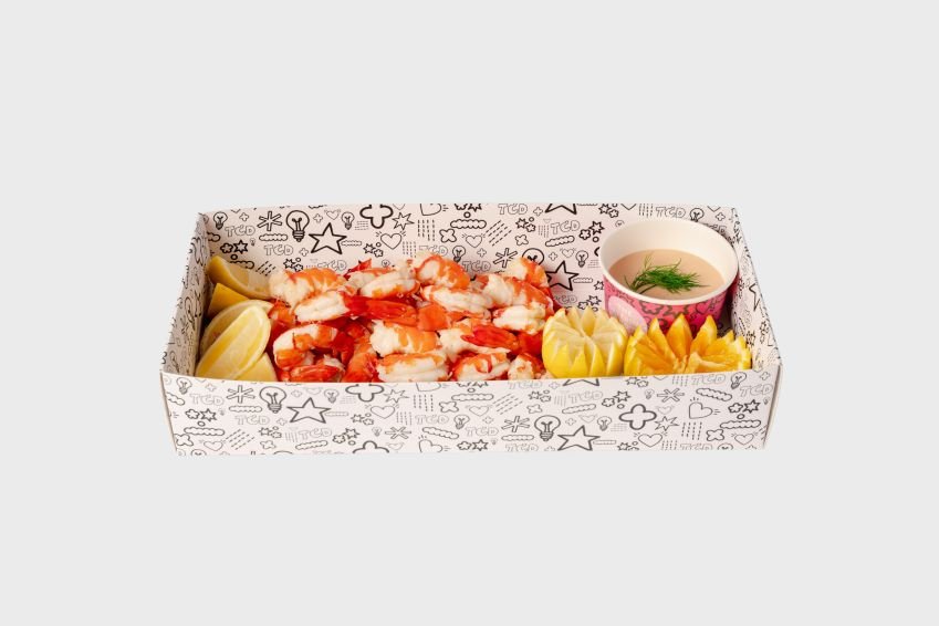 Freshly Peeled Tiger Prawns 