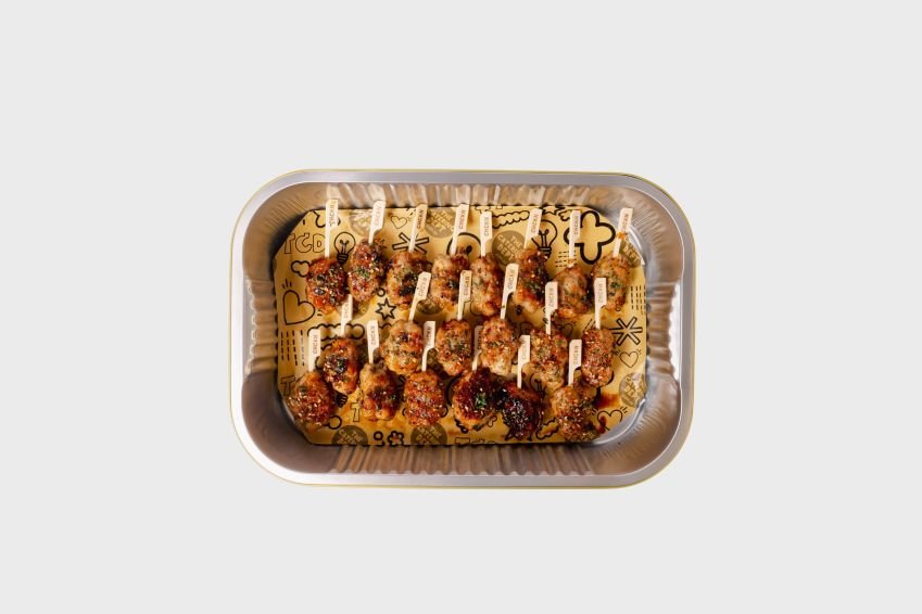 Tsukune Charred Japanese Yakitori Meatballs