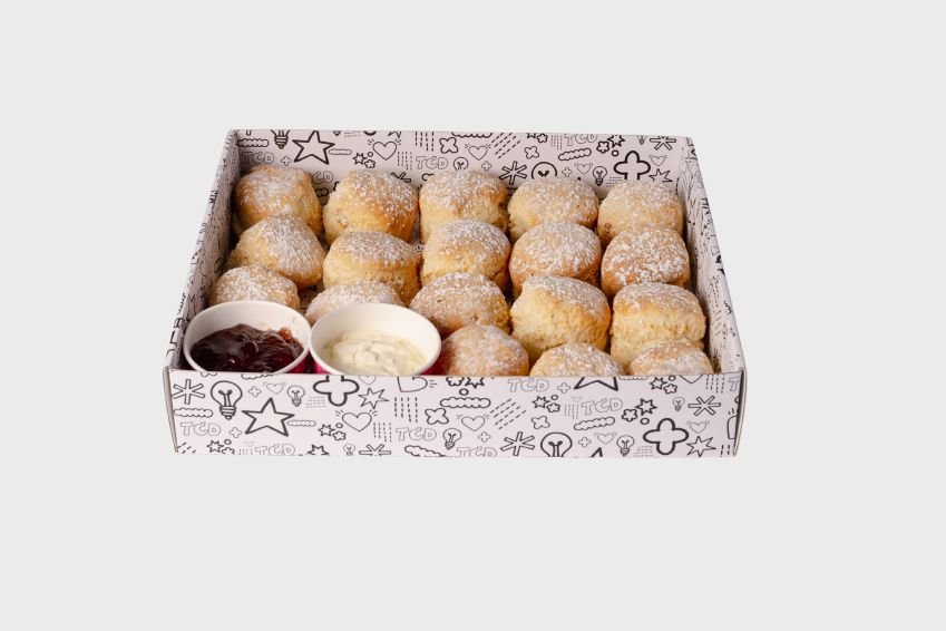 Nanna Edna's Scones With House Jam & Cream 