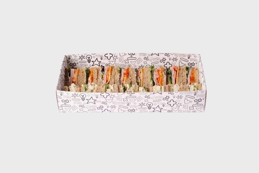 Classic Wholemeal Triangle Sandwiches