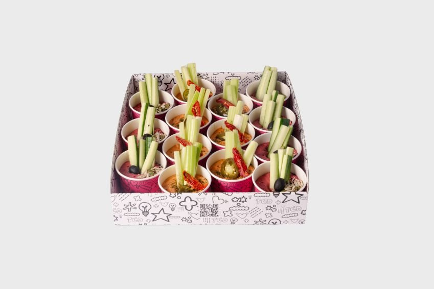 Savoury Dip Pots (250ml) - Large Box (14 pcs)
