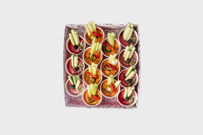 Savoury Dip Pots (250ml) - Large Box (14 pcs)