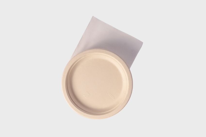 6" Bio Plate, Small & Cocktail Napkin 
