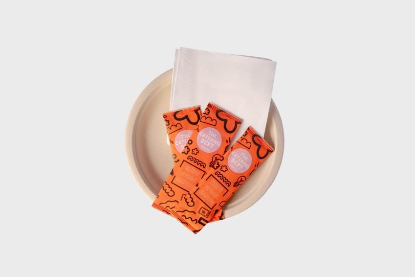 Bio Large Plate & Cutlery Pack 