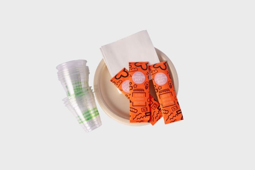 Bio Side Plate, Cutlery & Cup 