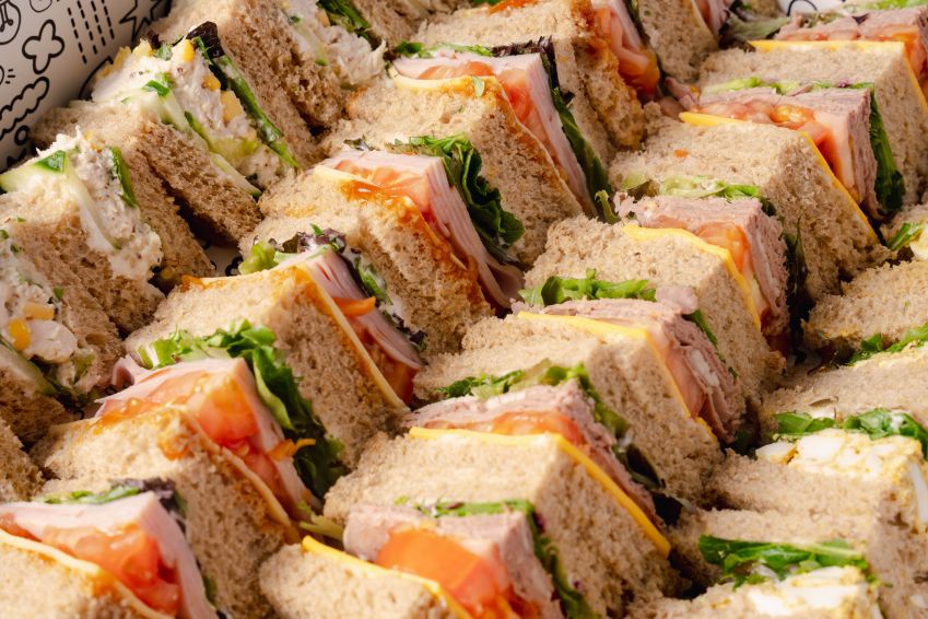 Classic Wholemeal Triangle Sandwiches