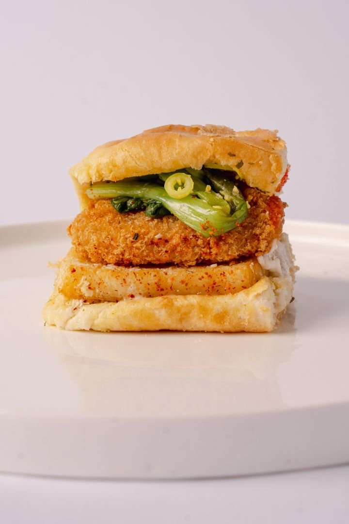 Tofu & Corn Pajeon Hot Roll  