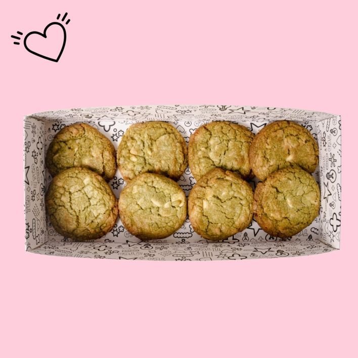Tokyo White Chocolate & Matcha Cookie Box