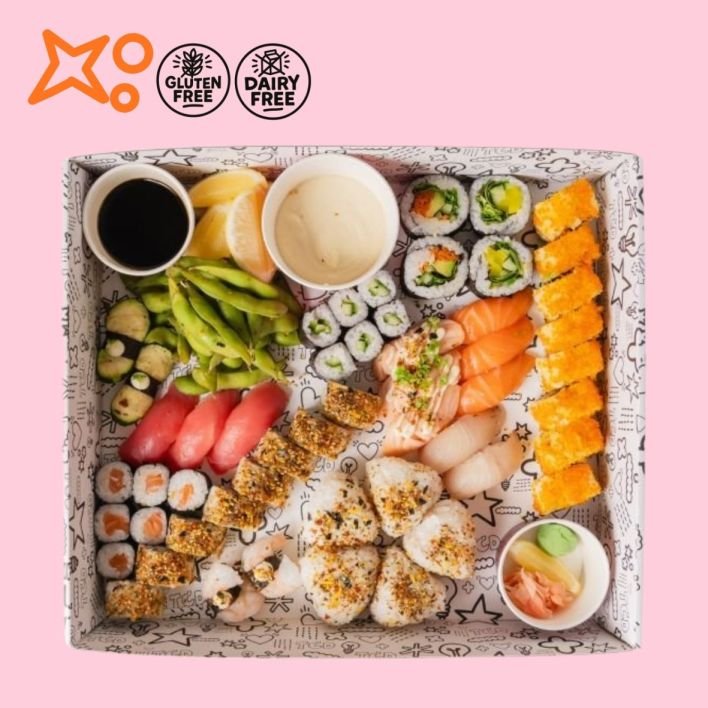 Ginza Deluxe Sushi & Nigiri Platter - Large (54 pcs)
