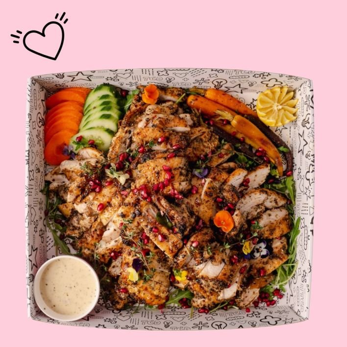Roasted Free-Range Chicken Cold Sharing Main 