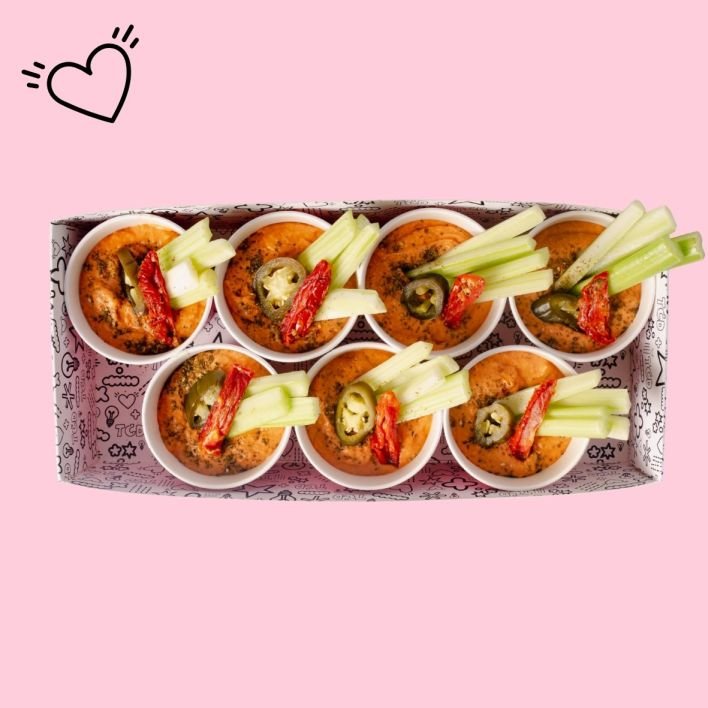 Savoury Dip Pots (250ml) - Medium (7 pots)
