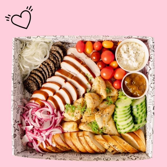 B's Smoked Chicken Platter (H)