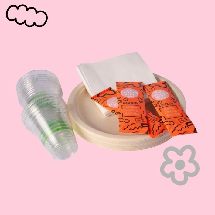 Bio Side Plate, Cutlery & Cup 