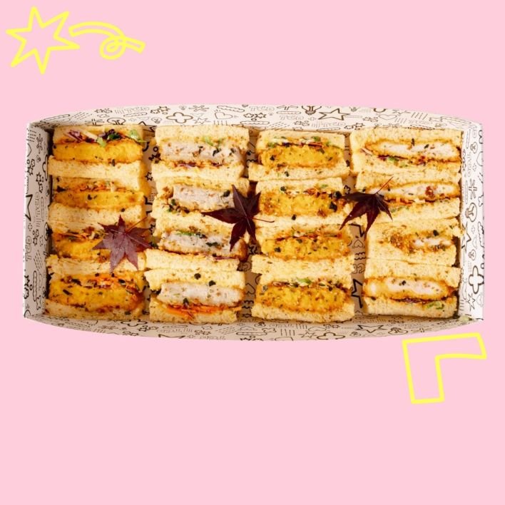 Japanese Sando Platter - Medium (16 Fingers)