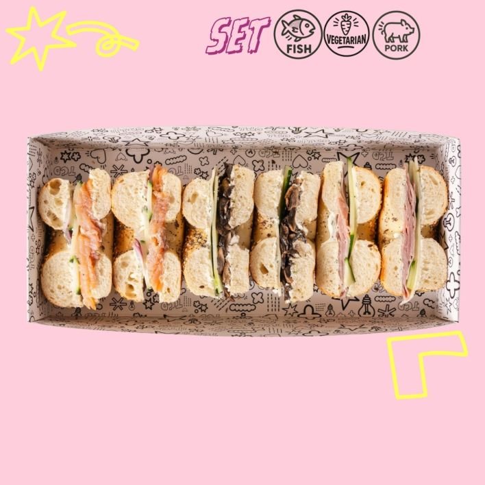 New York Bagel Platter - Medium (6 pcs)