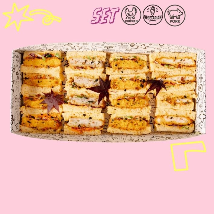 Japanese Sando Platter - Medium (16 Fingers)