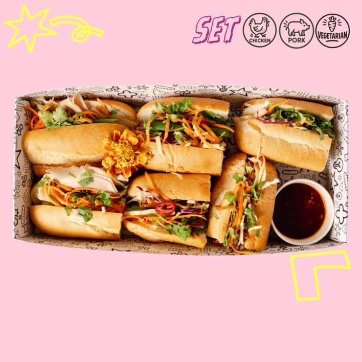 Cabramatta Banh Mi Platter - Medium (6 pieces) - Mixed