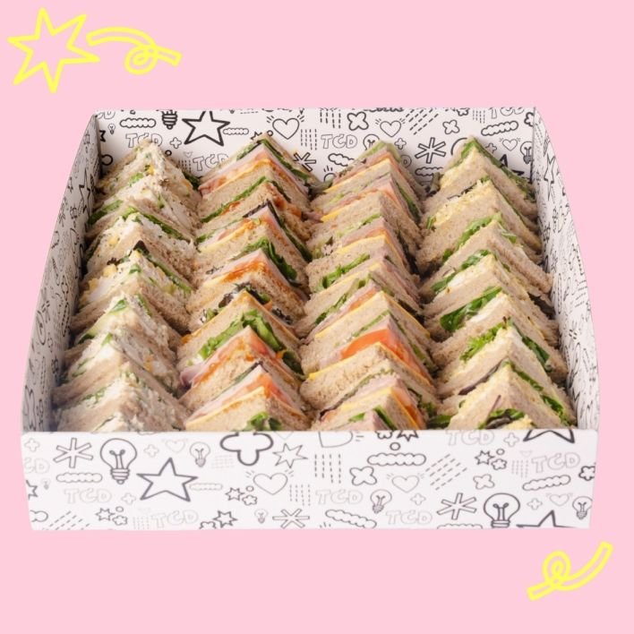 Classic Wholemeal Triangle Sandwiches