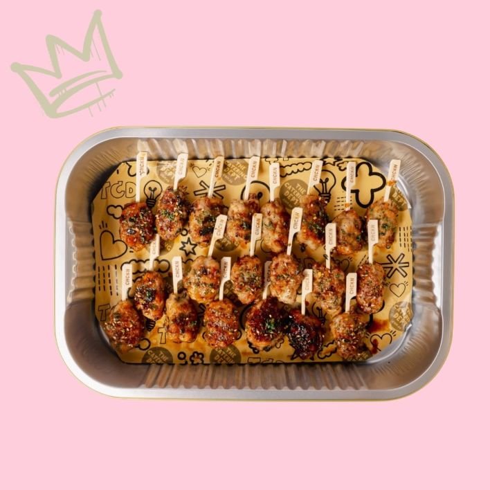 Tsukune Charred Japanese Yakitori Meatballs