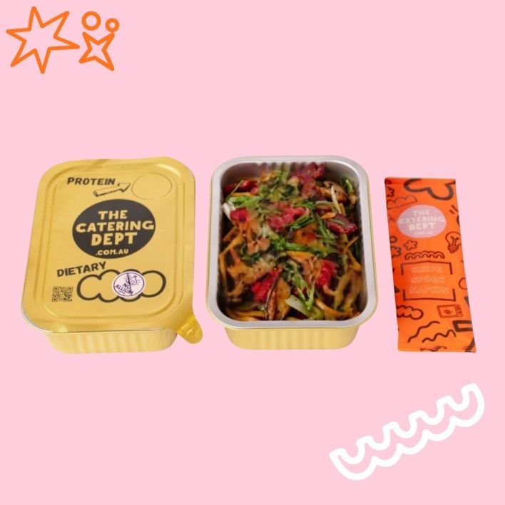 Wok Fried Yakisoba Soba Noodles with Crispy Garlic & Toasted Black Sesame 