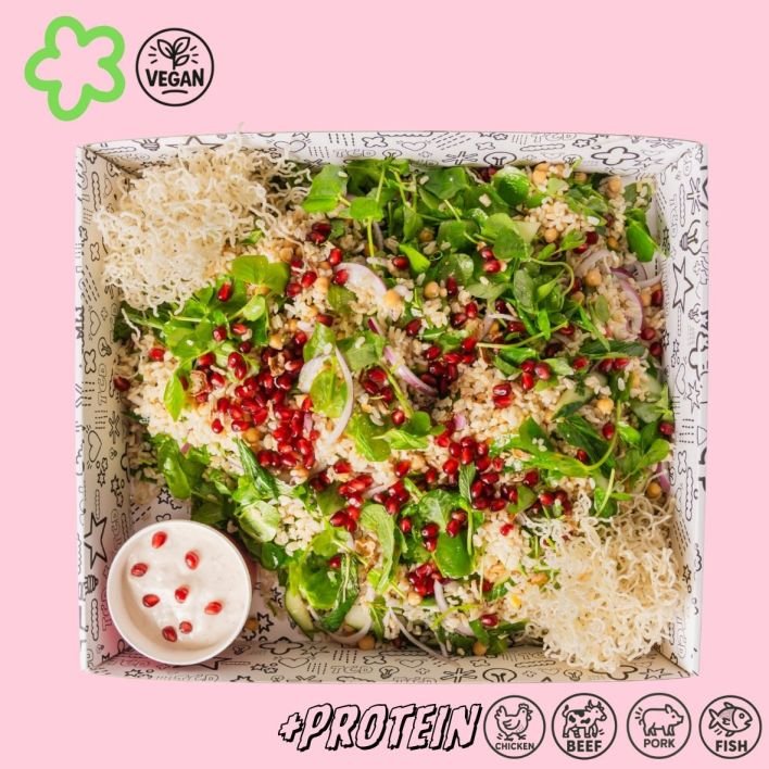 Vibrant Persian Brown Rice Salad