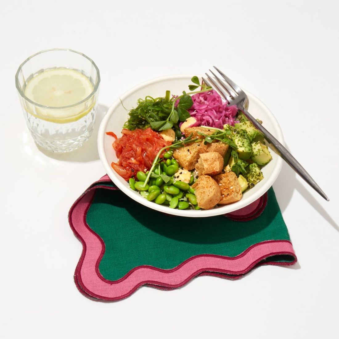 Spicy Tofu Poke Bowl