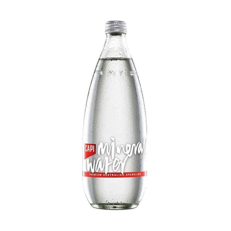 Capi Australian Sparkling Water 750ml box 12 bottles