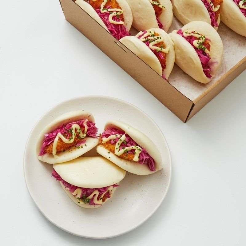 Prawn Katsu Bao Bun Platter