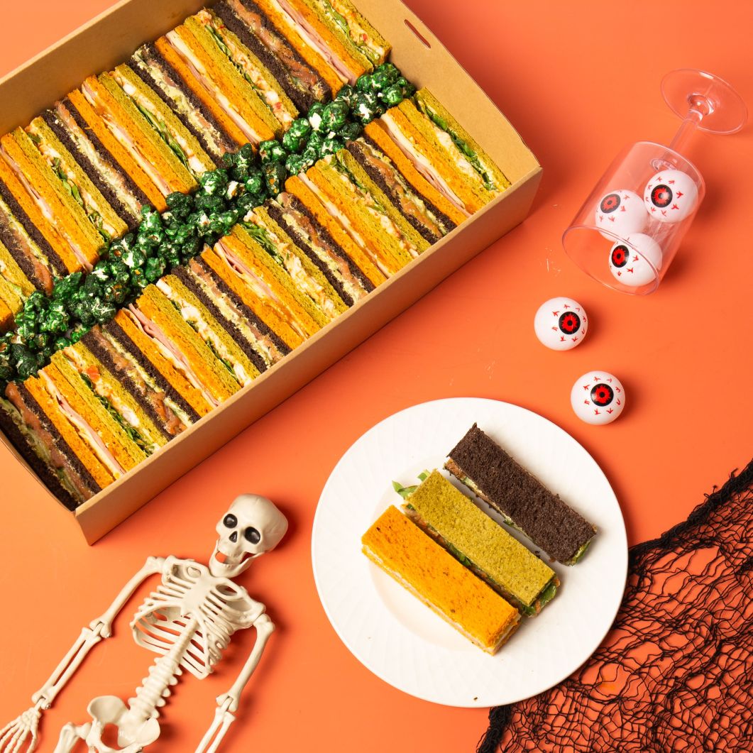 Halloween Finger Sandwich Platter