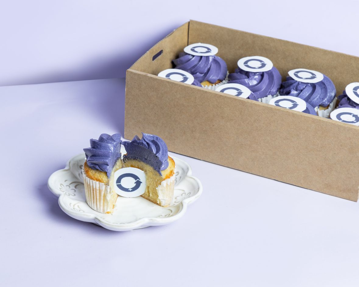 International Women's Day Small Cupcake Platter