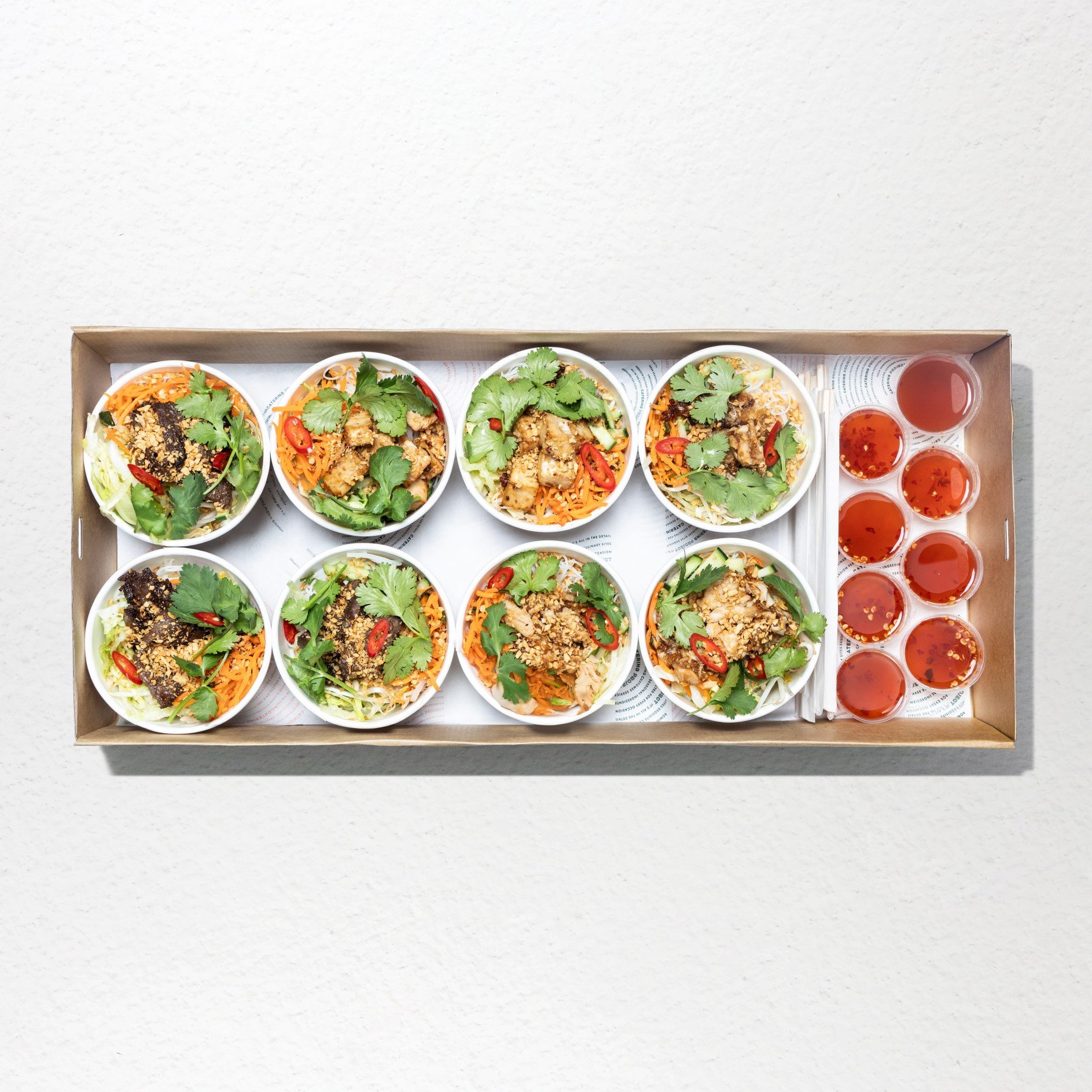 Vietnamese Noodle Bowl Platter 