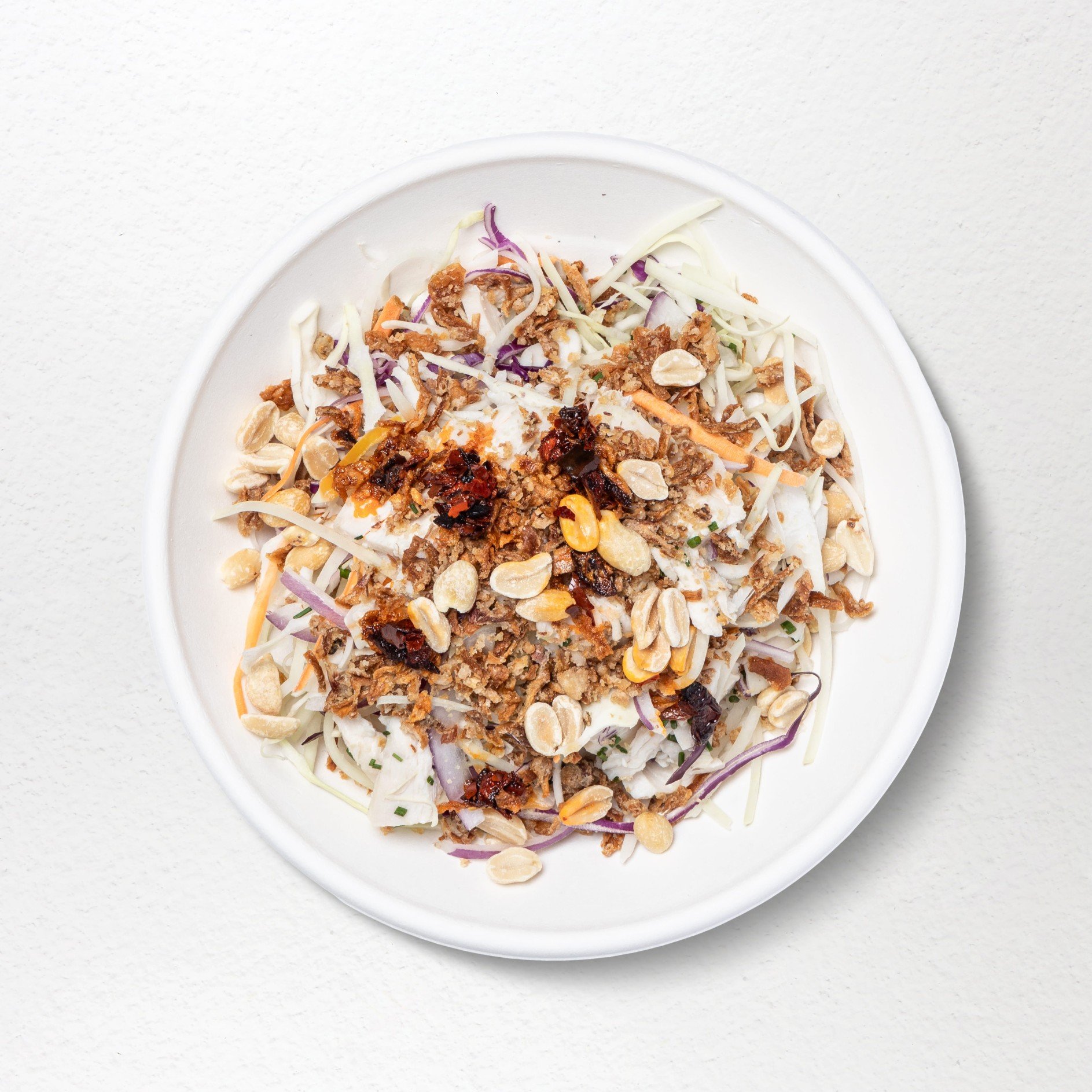 Chicken Papaya Crunch Salad Bowl