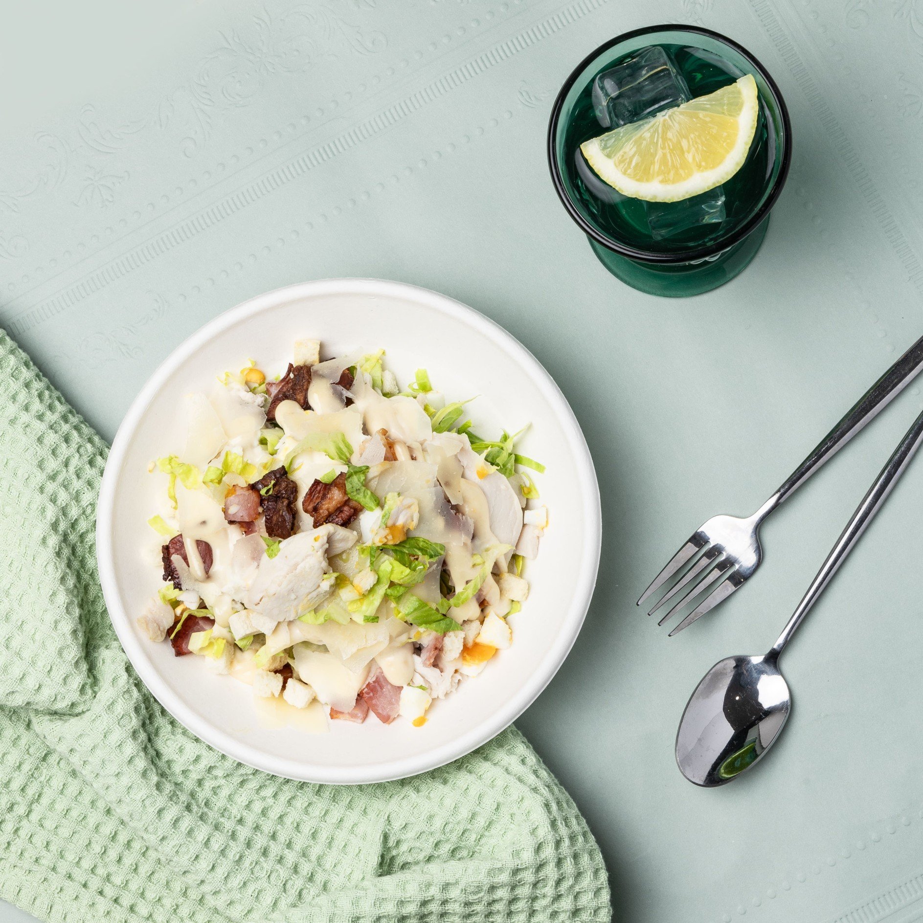 Classic Chicken Caesar Salad Bowl