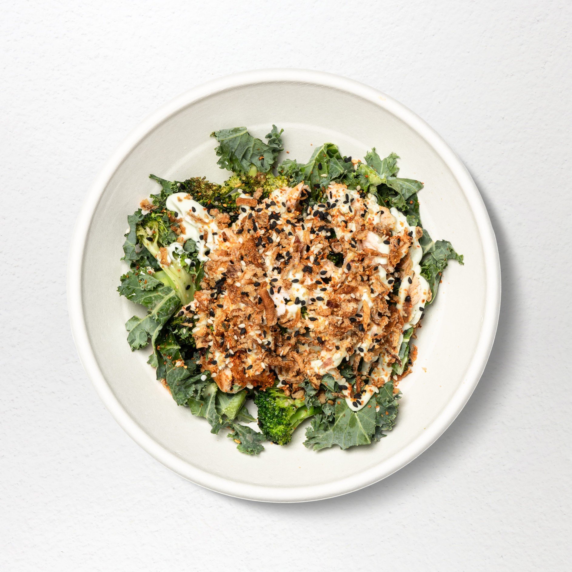 Miso Blackened Salmon Salad Bowl
