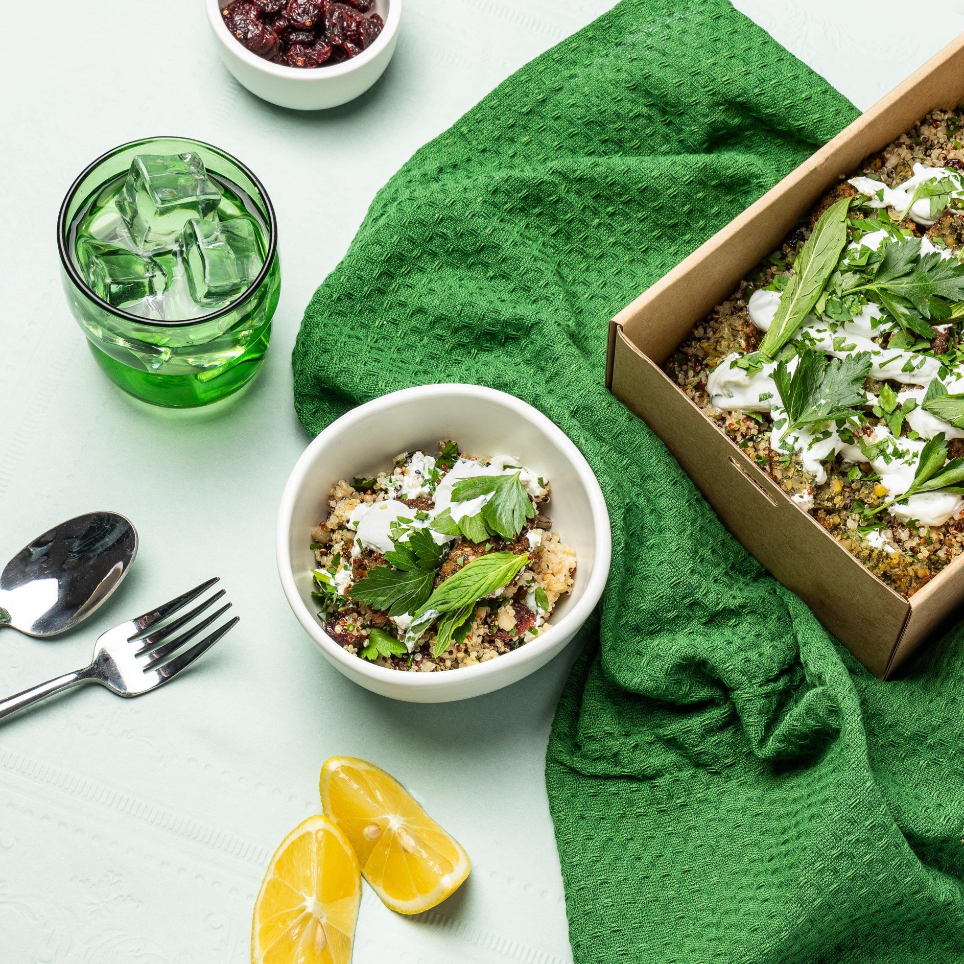 Falafel & Grains Salad Platter