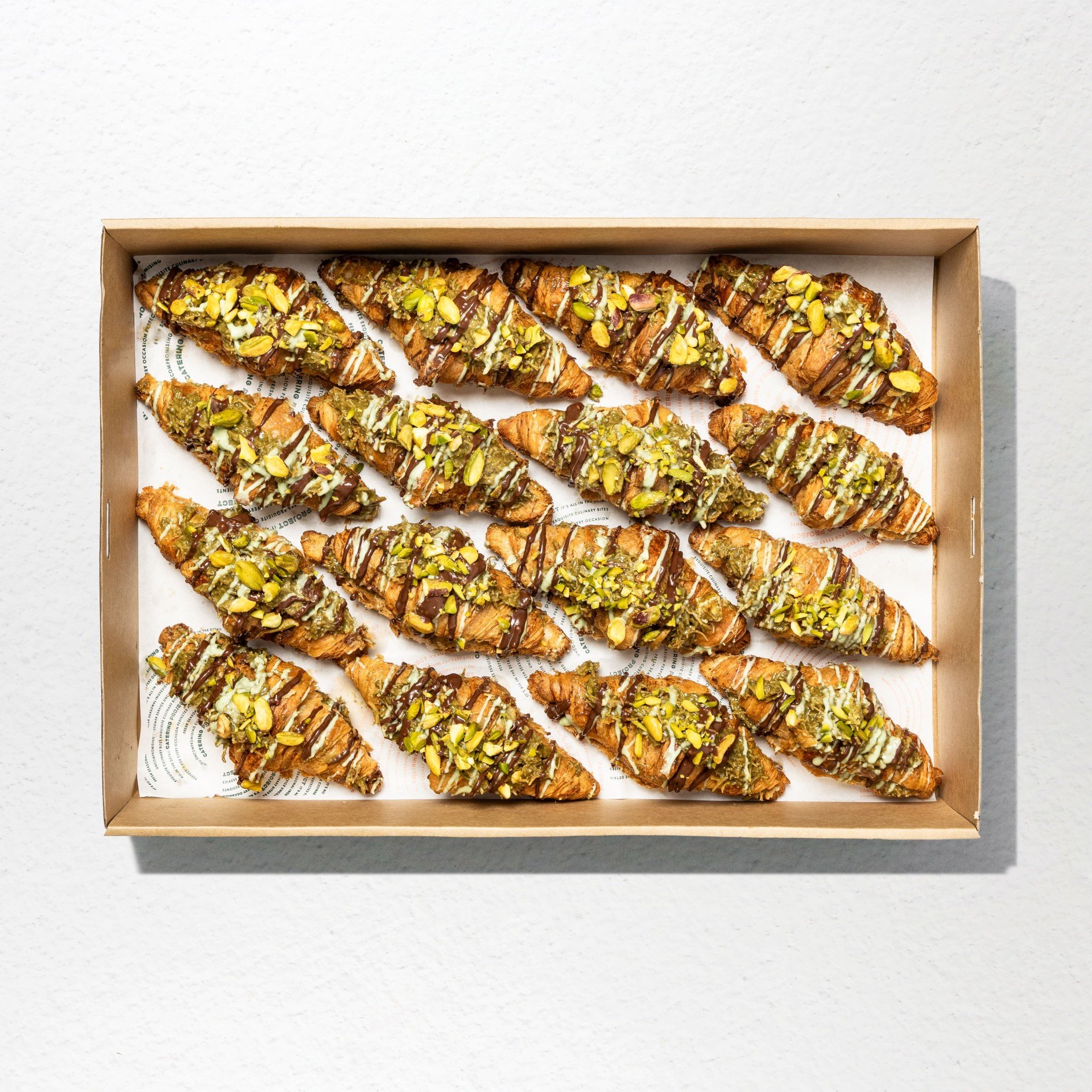 Dubai Chocolate Croissant Platter