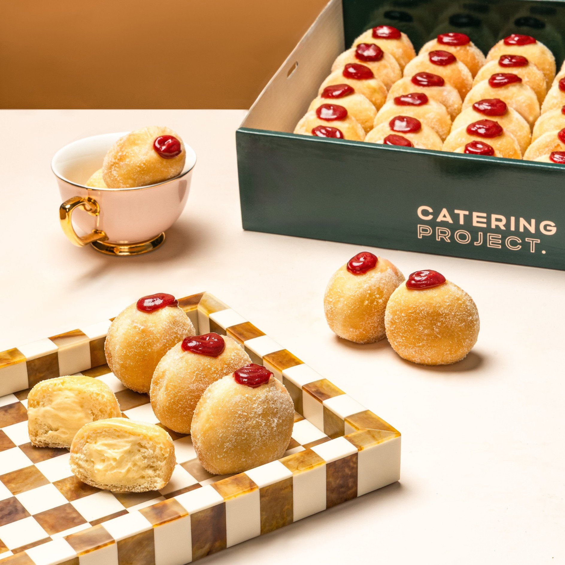 Lemon Myrtle & Davidson Plum Mini Bombolini Donut Platter