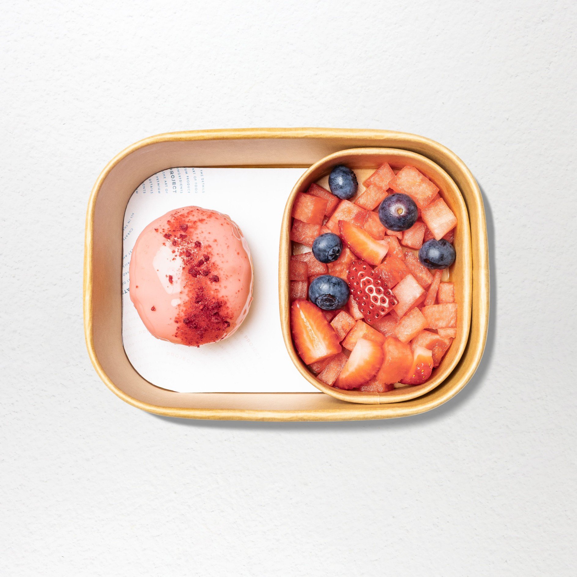 Donut & Fruit Snack Box