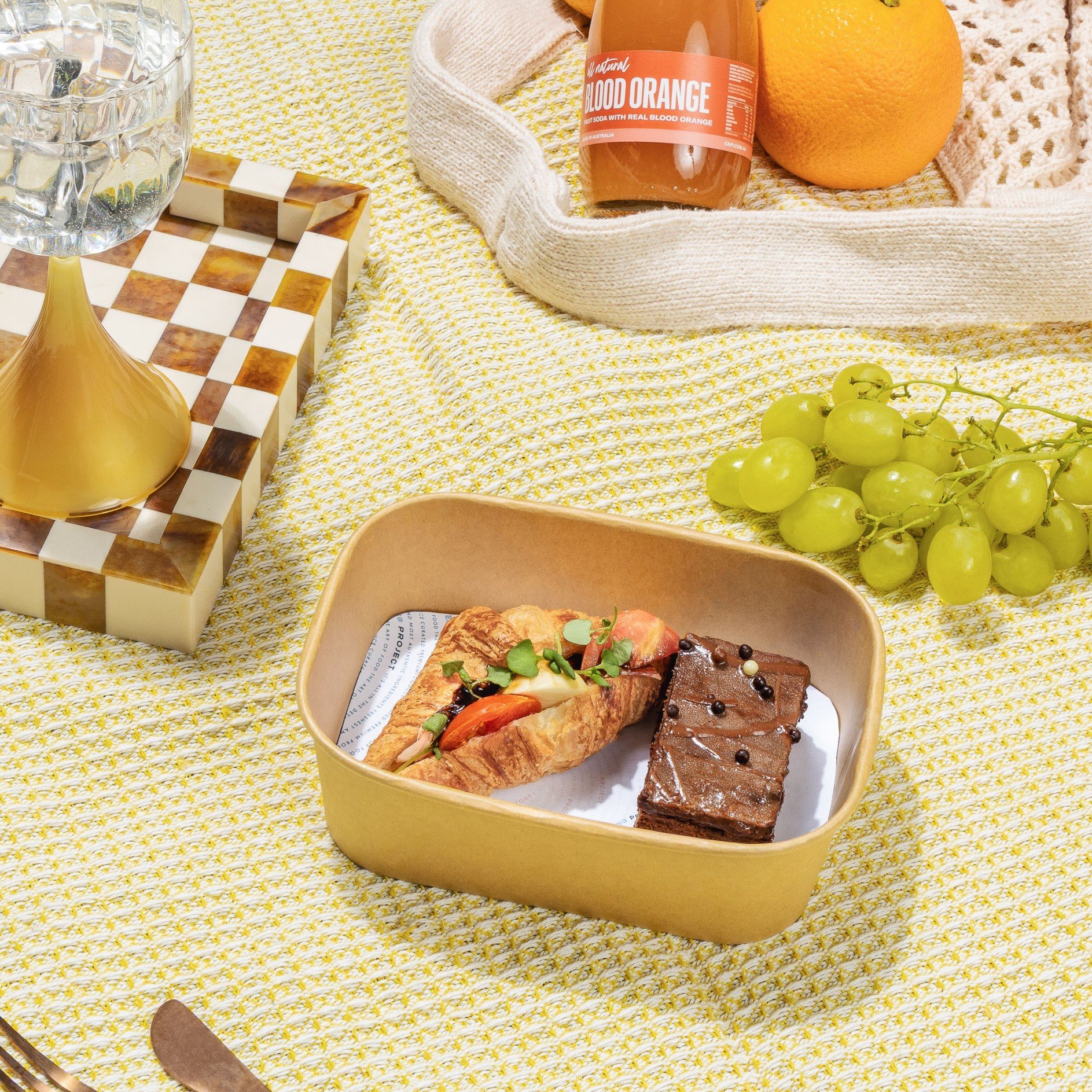 Croissant & Brownie Snack Box