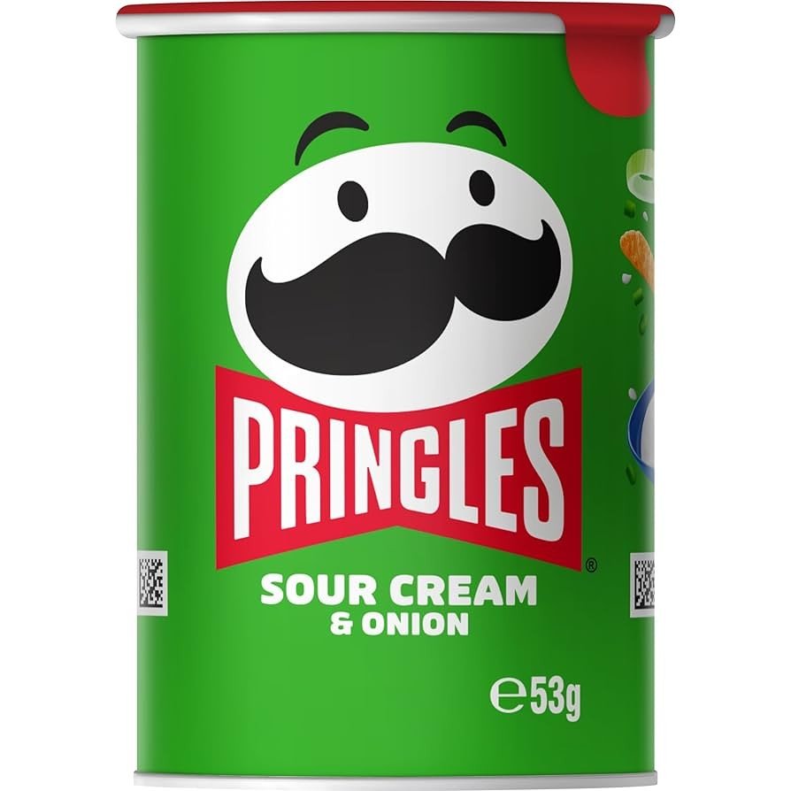 Sour Cream Pringles 53G Box 12 packets