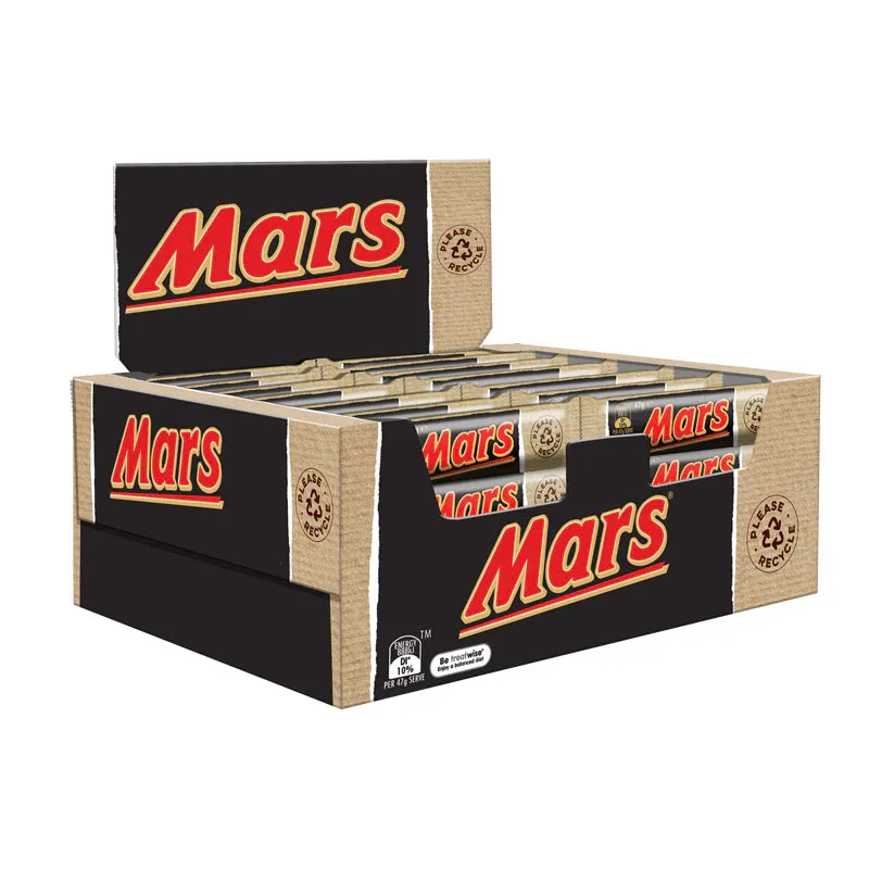 Mars Chocolate Bar 47G Box 50 bars