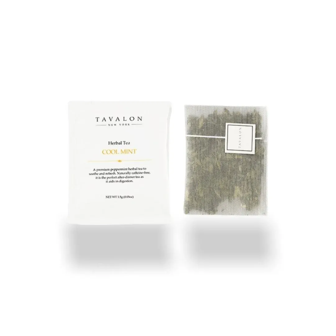 Cool Mint Teabags 100 Wrapped Teabags 