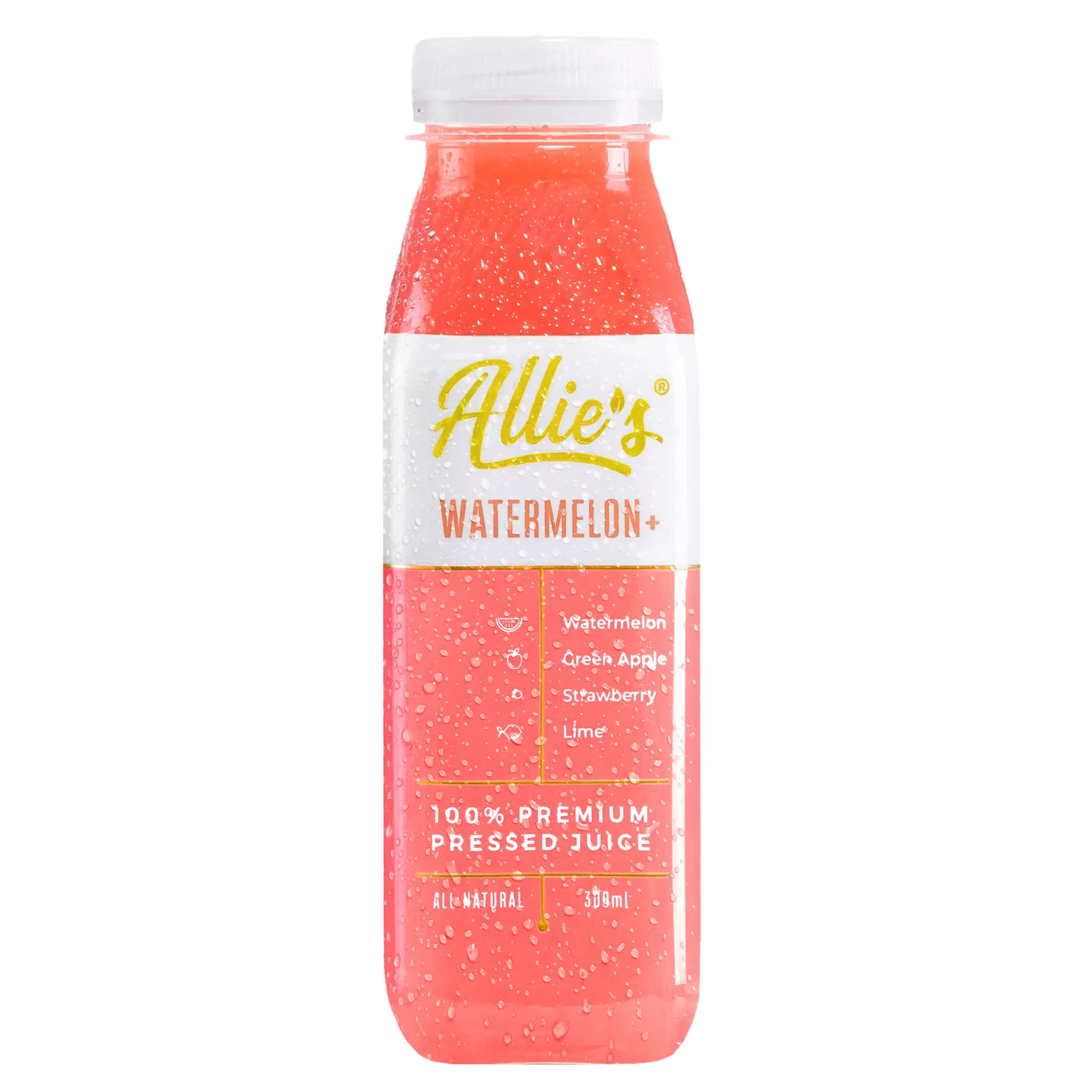 Cold Pressed Watermelon Juice (Light Red) - 300ml 8 Pack 