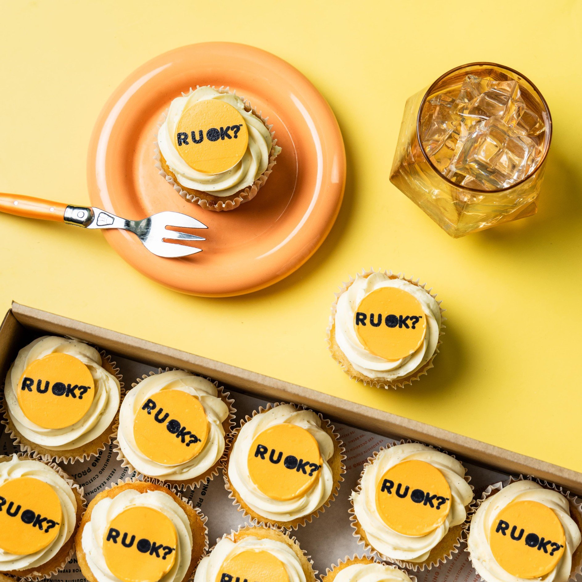 R U OK Day Cupcake (Vanilla)